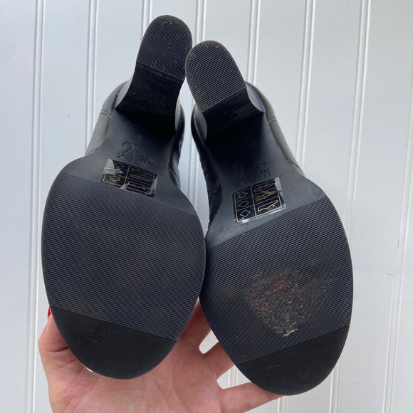 Mix No. 6 Priamo black lace up laser cut heels - Picture 6 of 15